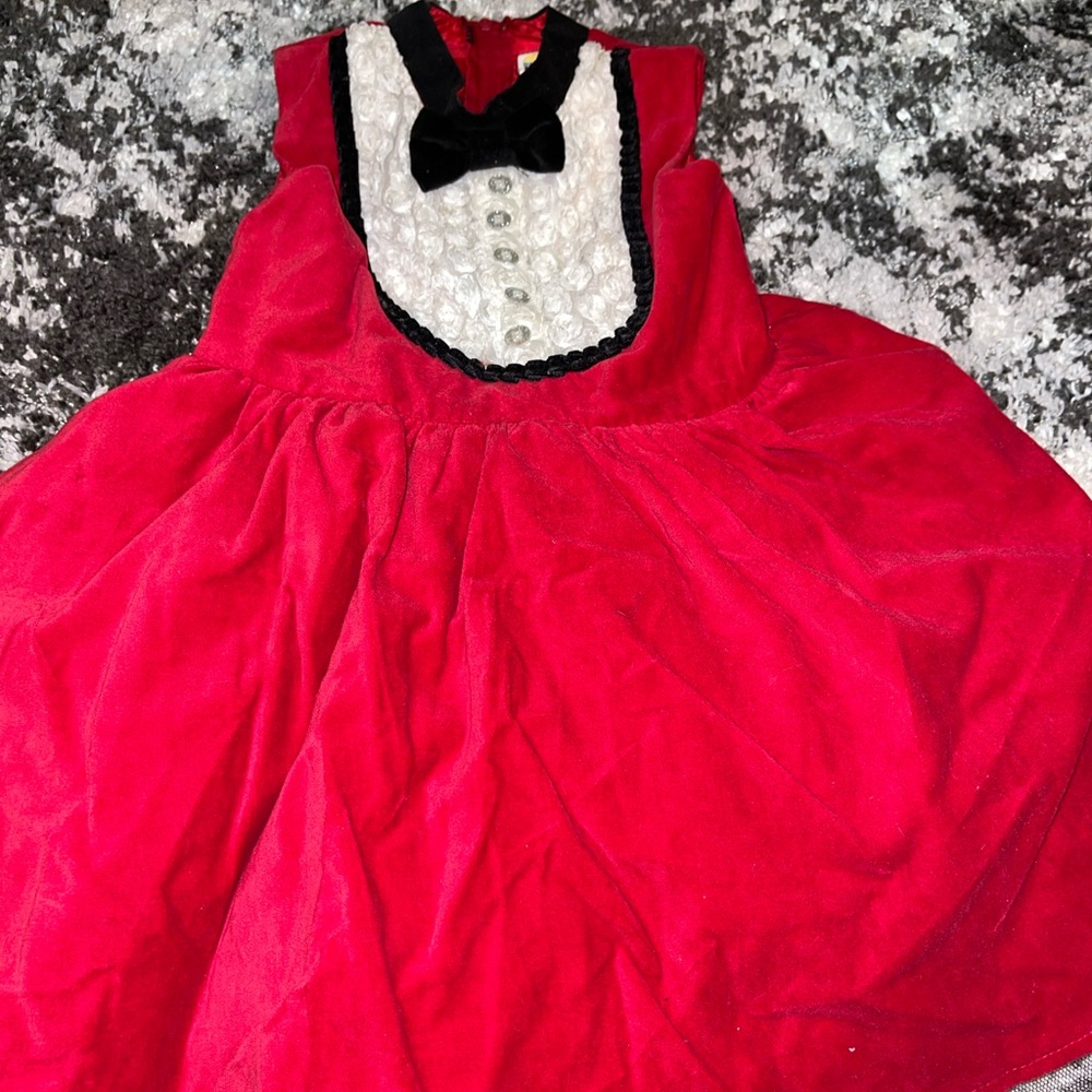 Girls Harajuku Mini Tuxedo Dress Size 4/5